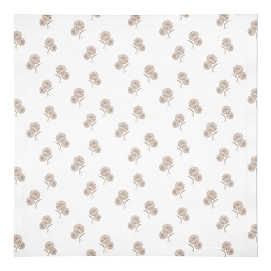 Delicate Floral Cotton Twill Napkin